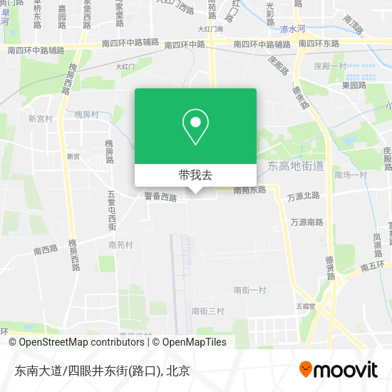 东南大道/四眼井东街(路口)地图