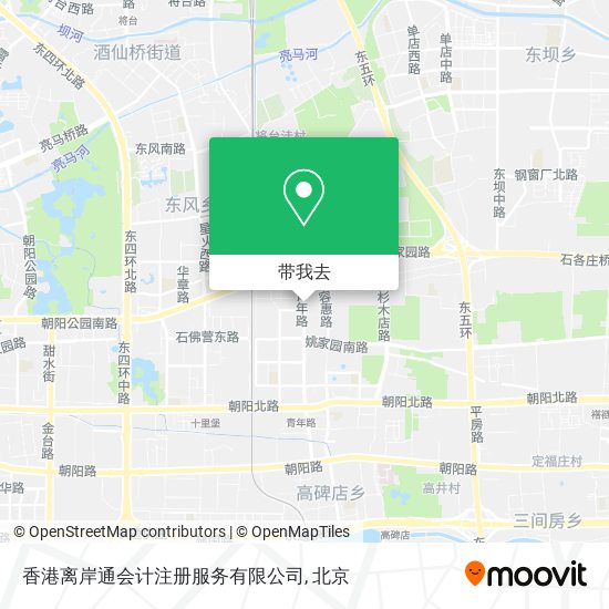 香港离岸通会计注册服务有限公司地图