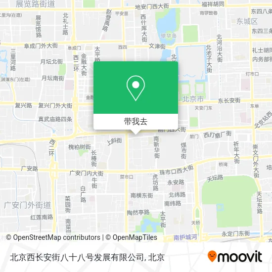 北京西长安街八十八号发展有限公司地图