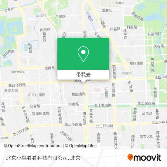 北京小鸟看看科技有限公司地图