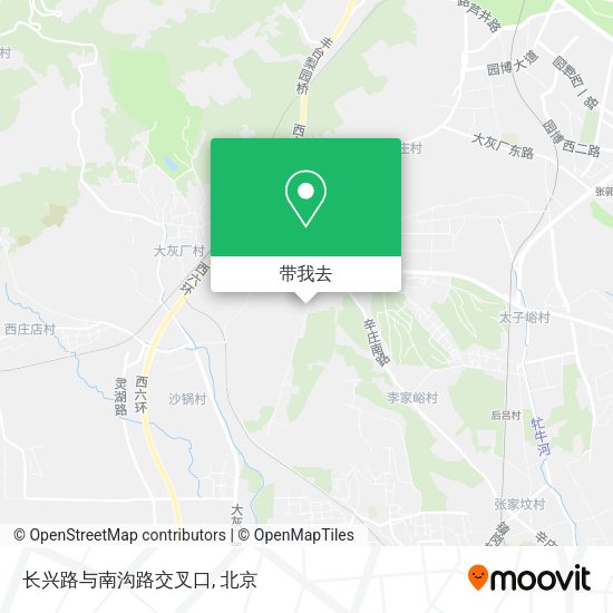 长兴路与南沟路交叉口地图