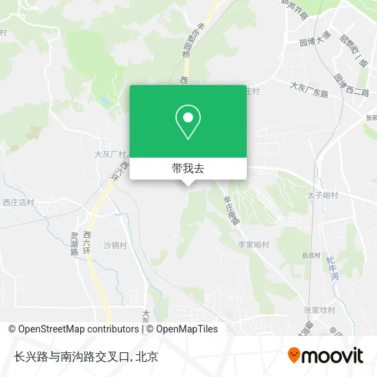 长兴路与南沟路交叉口地图