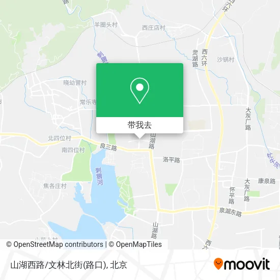 山湖西路/文林北街(路口)地图