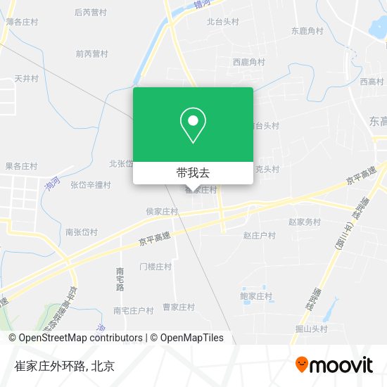 崔家庄外环路地图
