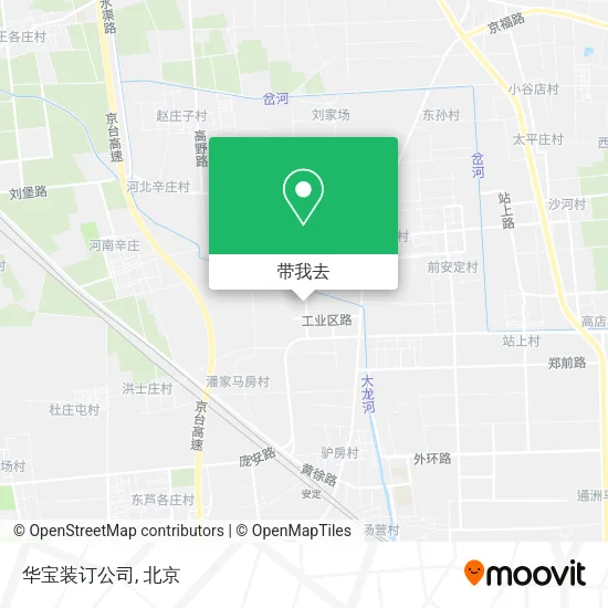 华宝装订公司地图