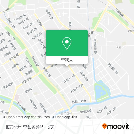 北京经开·E7创客驿站地图