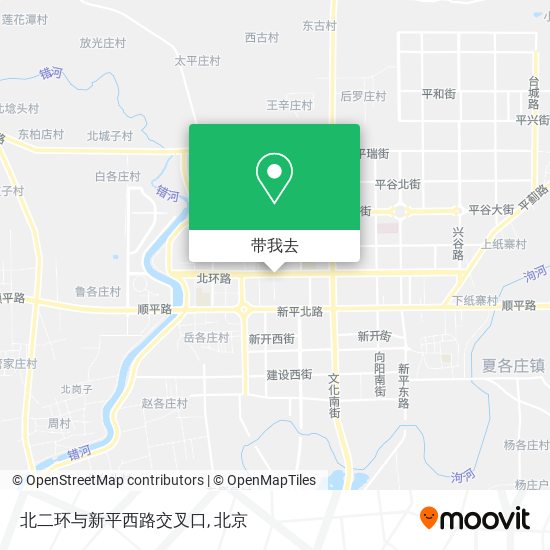 北二环与新平西路交叉口地图