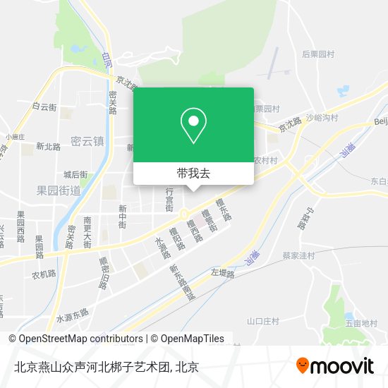 北京燕山众声河北梆子艺术团地图
