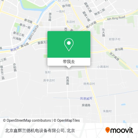 北京鑫辉兰德机电设备有限公司地图