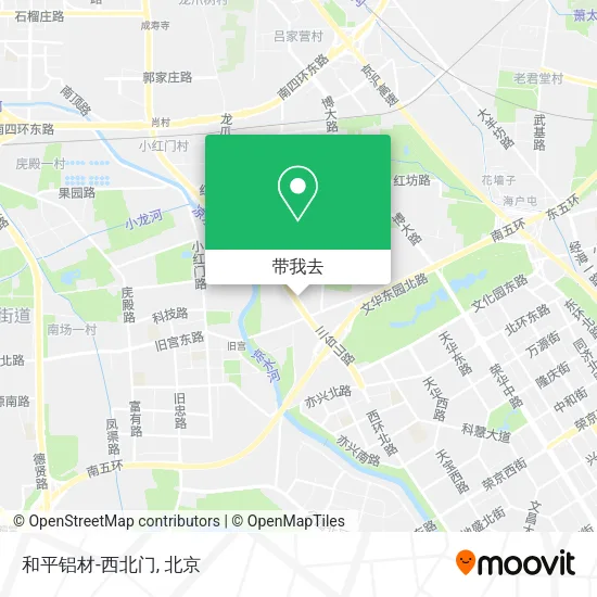 和平铝材-西北门地图