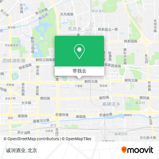 诚润酒业地图