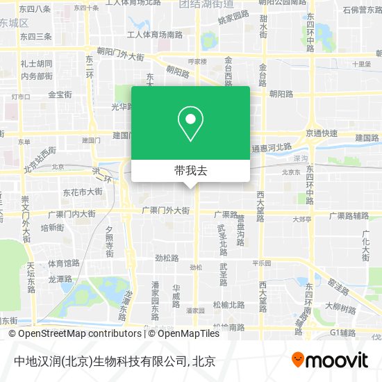 中地汉润(北京)生物科技有限公司地图