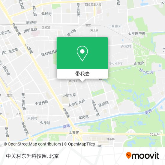 中关村东升科技园地图