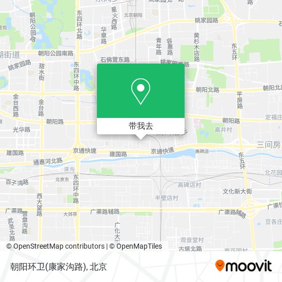 朝阳环卫(康家沟路)地图