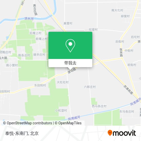 泰悦-东南门地图