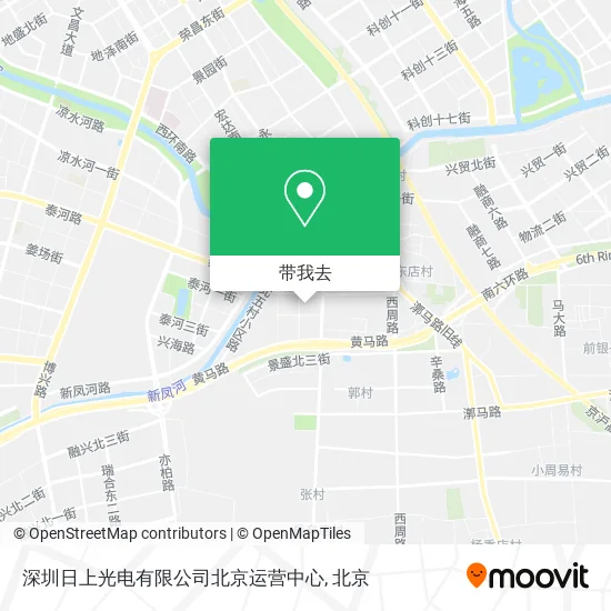 深圳日上光电有限公司北京运营中心地图