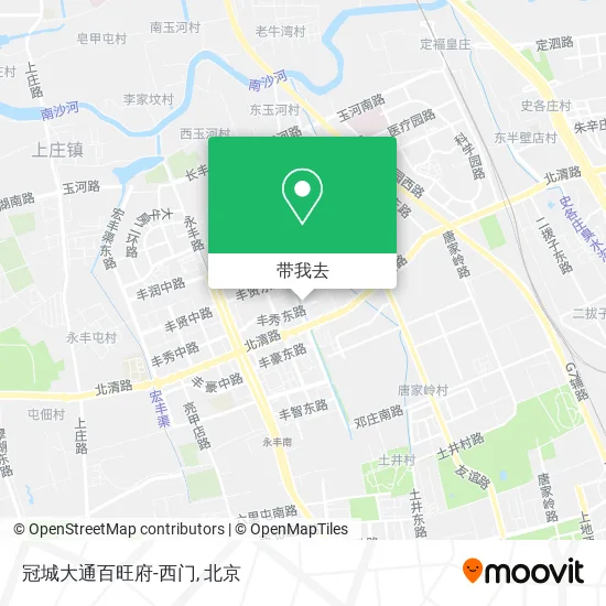 冠城大通百旺府-西门地图