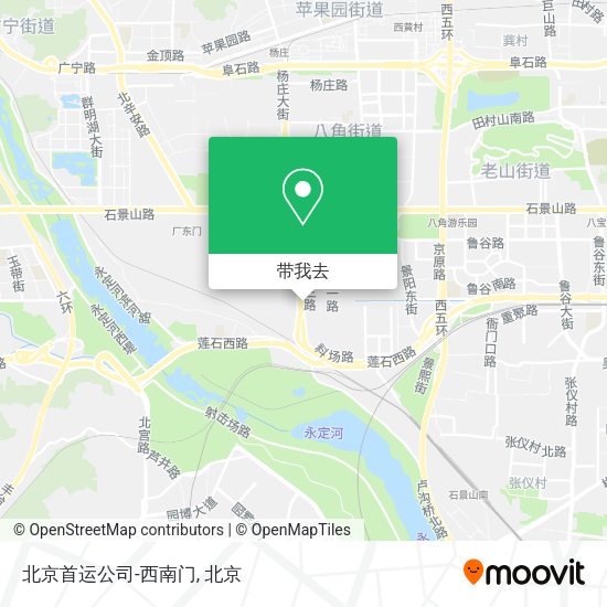 北京首运公司-西南门地图