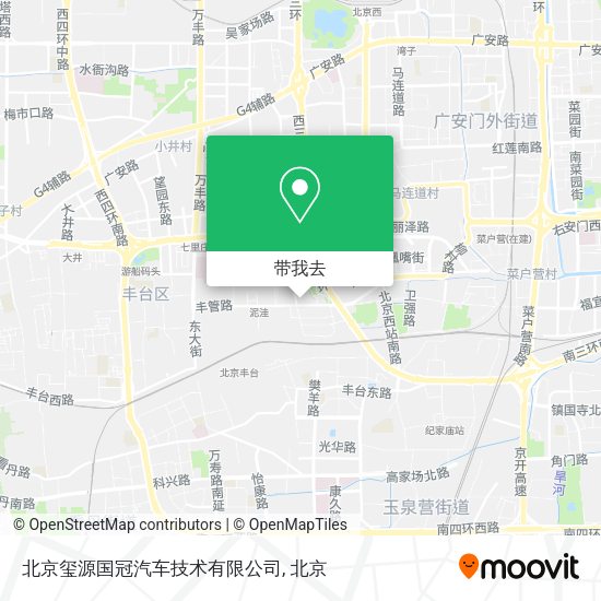 北京玺源国冠汽车技术有限公司地图