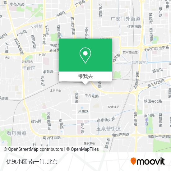 优筑小区-南一门地图