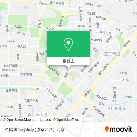 金隅国际停车场(望京西路)地图