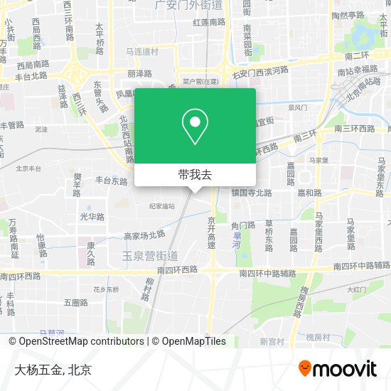 大杨五金地图