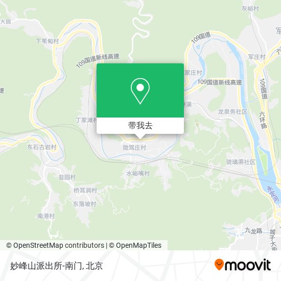 妙峰山派出所-南门地图