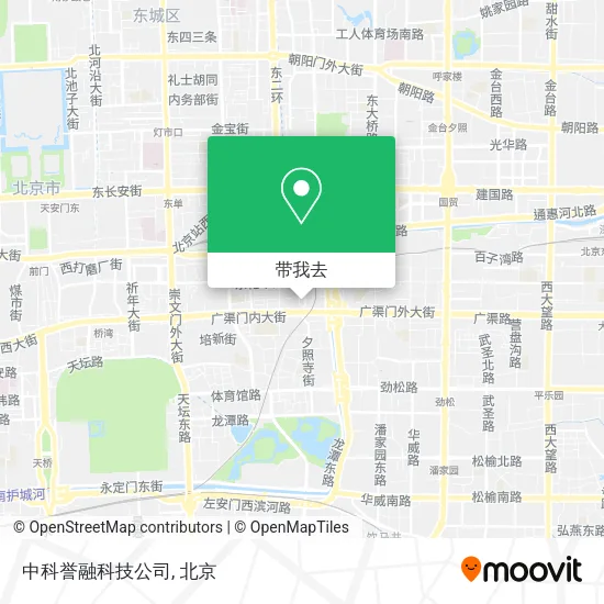 中科誉融科技公司地图
