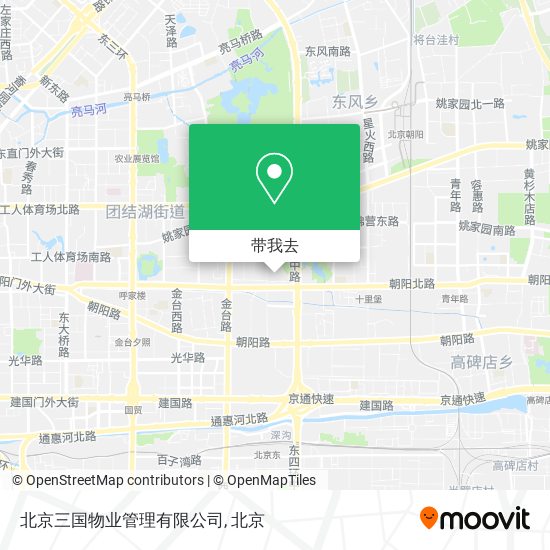 北京三国物业管理有限公司地图
