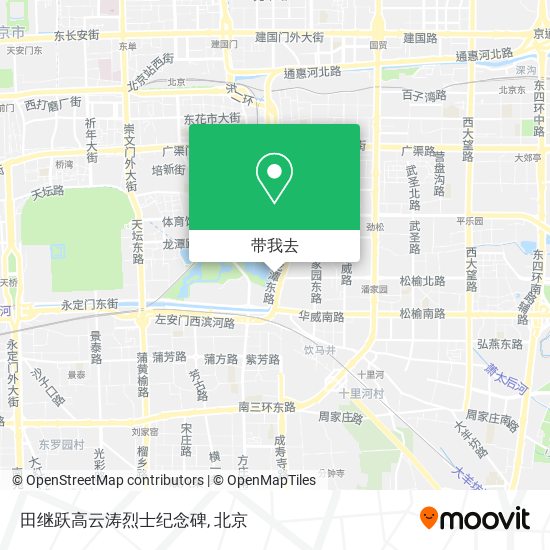 田继跃高云涛烈士纪念碑地图