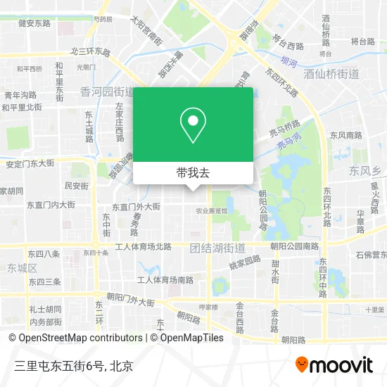 三里屯东五街6号地图