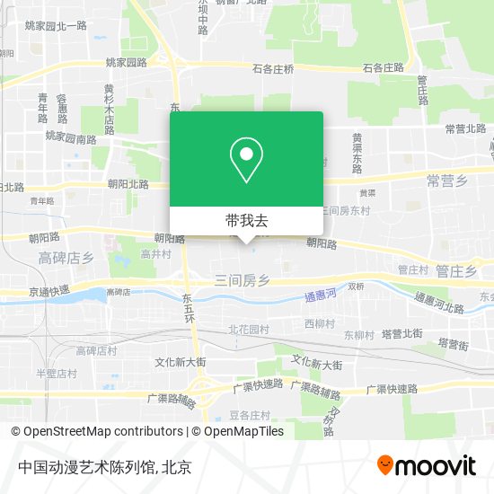 中国动漫艺术陈列馆地图