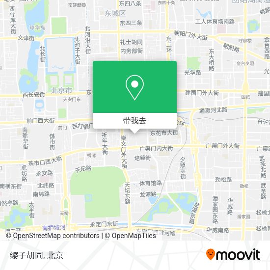 缨子胡同地图
