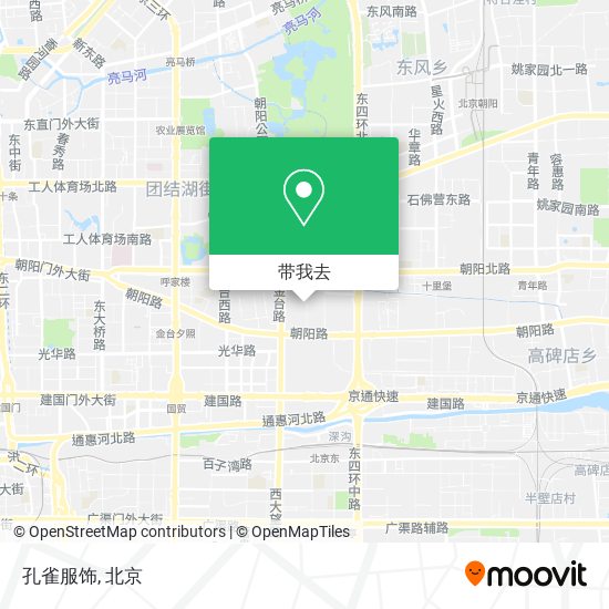 孔雀服饰地图