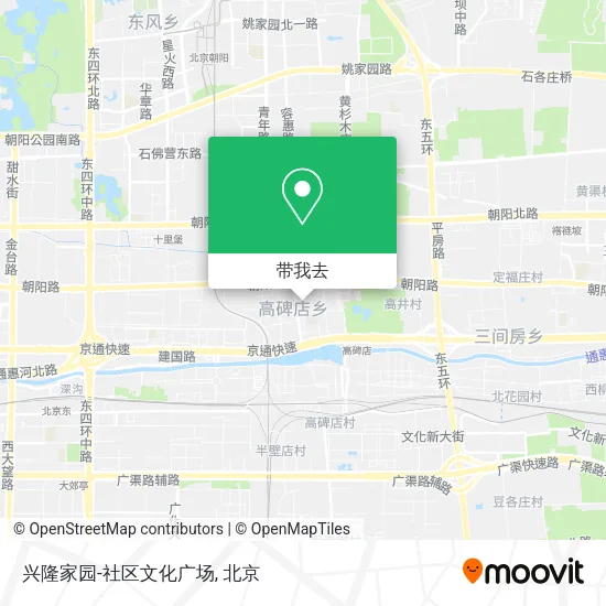 兴隆家园-社区文化广场地图
