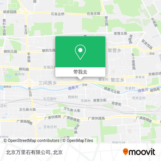 北京万里石有限公司地图