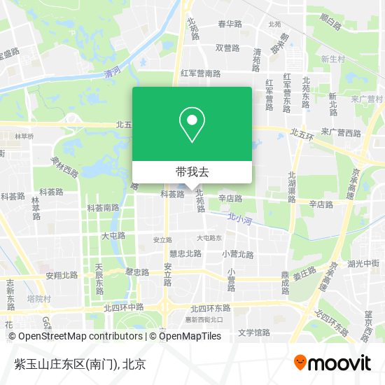 紫玉山庄东区(南门)地图