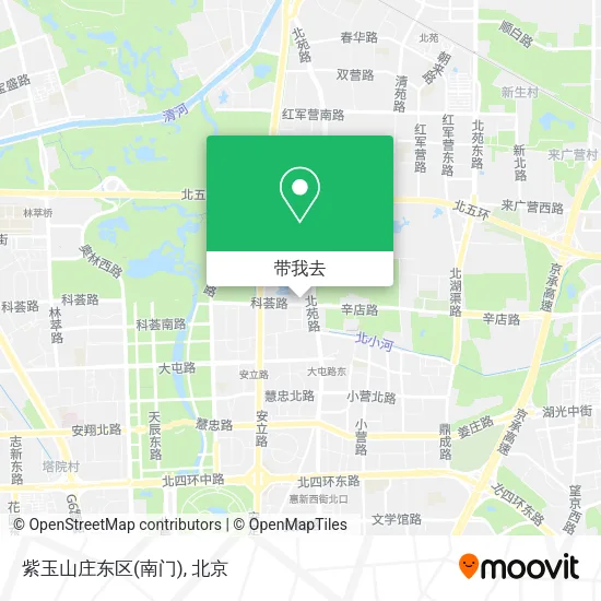 紫玉山庄东区(南门)地图