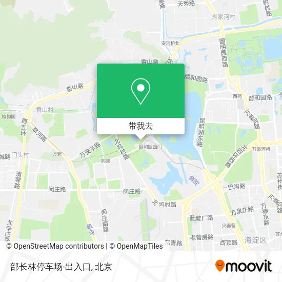 部长林停车场-出入口地图