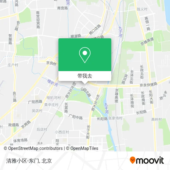 清雅小区-东门地图