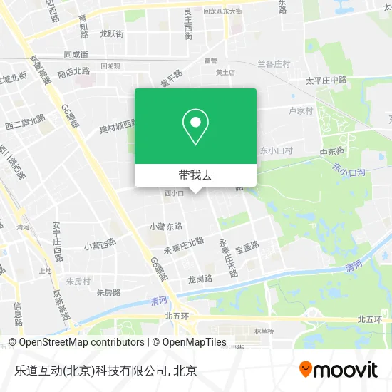 乐道互动(北京)科技有限公司地图