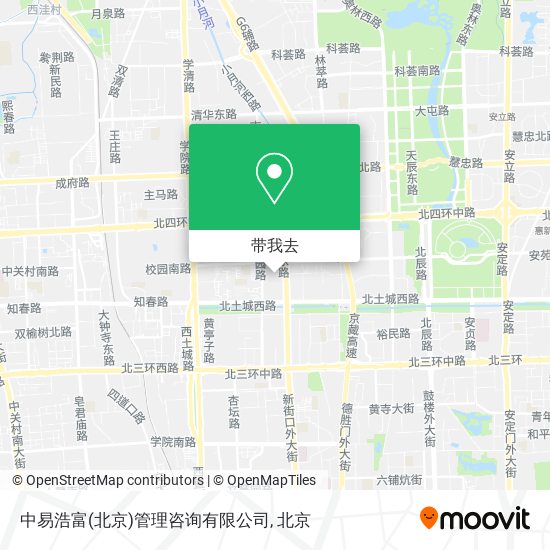 中易浩富(北京)管理咨询有限公司地图