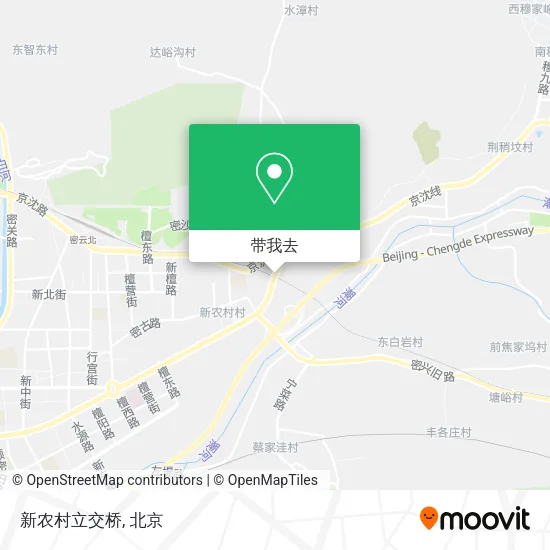 新农村立交桥地图