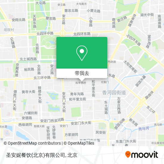 圣安妮餐饮(北京)有限公司地图