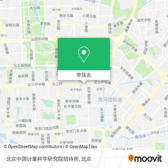 北京中国计量科学研究院招待所地图