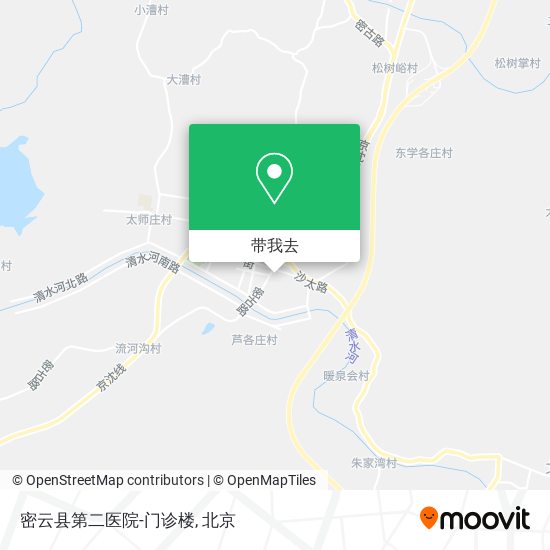 密云县第二医院-门诊楼地图