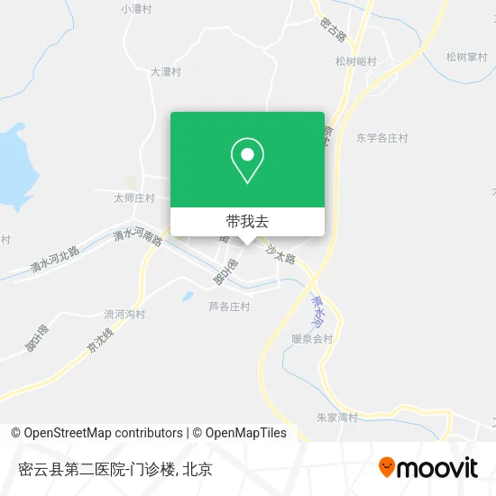 密云县第二医院-门诊楼地图