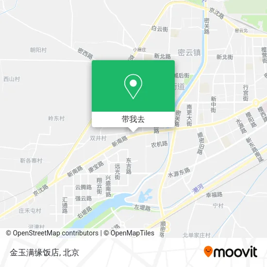 金玉满缘饭店地图