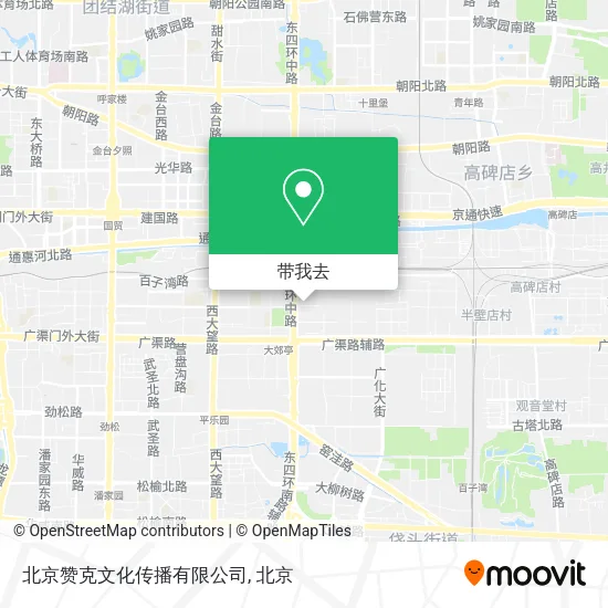 北京赞克文化传播有限公司地图