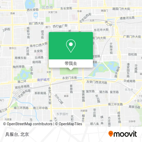 具服台地图